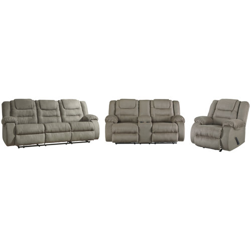 Signature Design by Ashley McCade 3 Piece Reclining Living Room Set